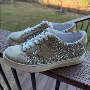 Steve Madden Glitter Star Sneakers